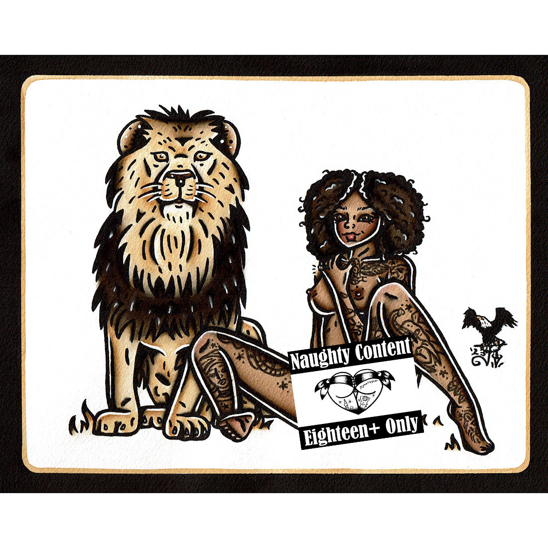 Lion Painting African Woman 025 Lion By AE0LIA On DeviantArt