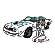 Load image into Gallery viewer, Pontiac Trans Am Pinup Sticker