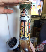 Load image into Gallery viewer, American traditional tattoo flash Beer Mug Pinup watercolor sticker.