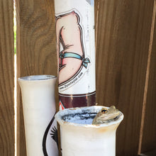 Load image into Gallery viewer, American traditional nude bent back yoga Pinup watercolor sticker.