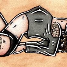Load image into Gallery viewer, Flashdance Pinup Original Painting