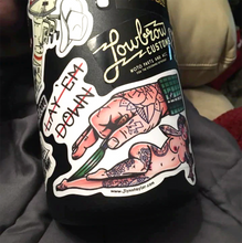 Load image into Gallery viewer, American traditional tattoo flash Pinstriping Pinup watercolor sticker.