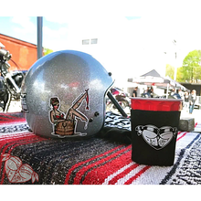 Load image into Gallery viewer, American traditional tattoo flash country barrel wash tub pinup watercolor sticker.