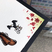 Load image into Gallery viewer, American Traditional tattoo flash sexy zombie pinup spitshade painting.