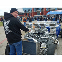 Load image into Gallery viewer, Eagle Pinup Mens Zip Hoodie