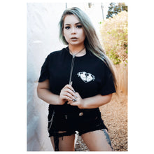 Load image into Gallery viewer, American traditional tattoo flash Booty Heart pinup tee.