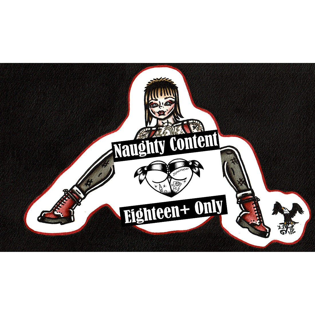 Naughty Skinbyrd Original Painting