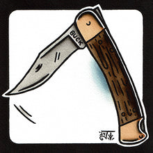 Load image into Gallery viewer, Case Knife Original Painting
