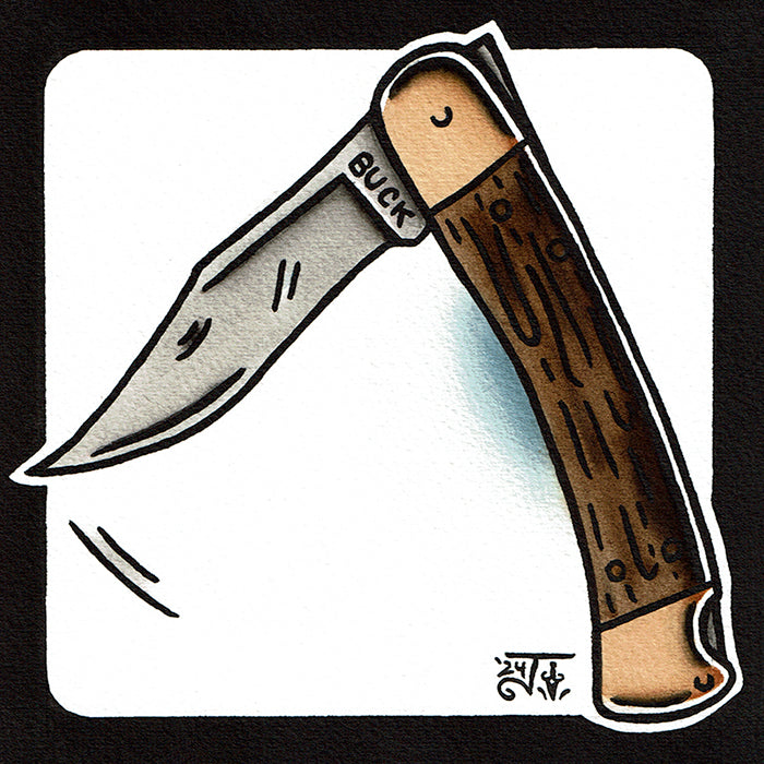 Case Knife Original Painting