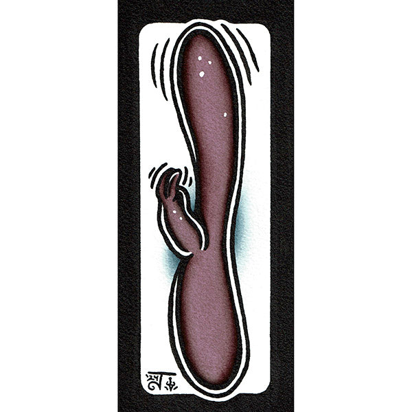 Bunny Vibrator Original Painting | Jlynntaylor