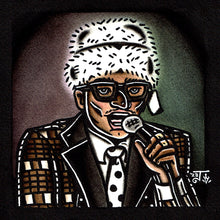 Load image into Gallery viewer, American traditional tattoo flash illustration Shock G Digital Underground Humpty Dance watercolor Painting.
