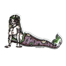 Load image into Gallery viewer, Starfish Mermaid Pinup Sticker

