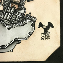 Load image into Gallery viewer, Knucklehead Engine Pinup Print
