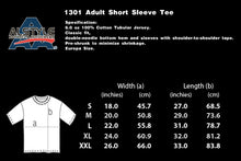 Load image into Gallery viewer, Mens shirt size chart.
