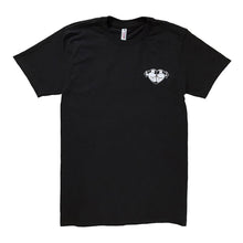 Load image into Gallery viewer, American traditional tattoo flash butt heart tee.
