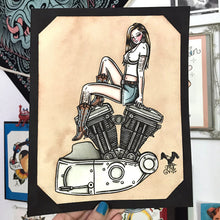 Load image into Gallery viewer, Evolution Sport Engine Pinup Original Painting
