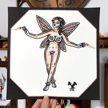 Load image into Gallery viewer, Fairy Pinup Original Painting
