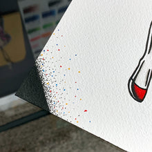 Load image into Gallery viewer, American Traditional tattoo flash sexy Snow White pinup spitshade painting.
