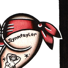 Load image into Gallery viewer, Pink Scrunch Butt Heart Original Painting

