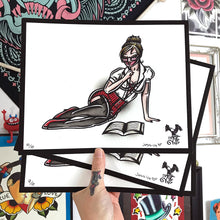 Load image into Gallery viewer, Librarian Pinup Print
