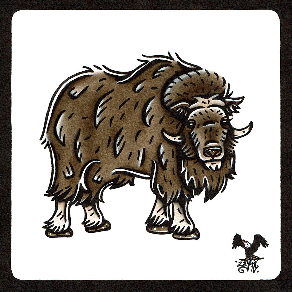 Musk Ox Original Painting