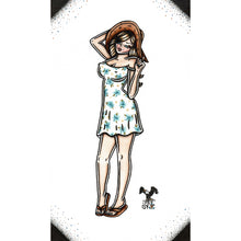 Load image into Gallery viewer, Sundress Pinup Original Painting
