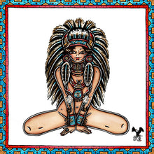 Load image into Gallery viewer, Victory Headdress Pinup Original Painting
