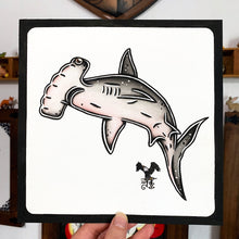 Load image into Gallery viewer, Scalloped Hammerhead Shark Original Painting
