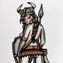 Load image into Gallery viewer, Viking Pinup Print
