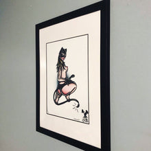 Load image into Gallery viewer, Cat Lady Pinup Print
