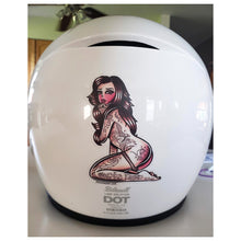 Load image into Gallery viewer, American traditional tattoo flash True Love Pinup sticker.
